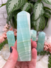 Load image into Gallery: Contempo Crystals - Small-Green-Blue-Calcite-Point - Image 7