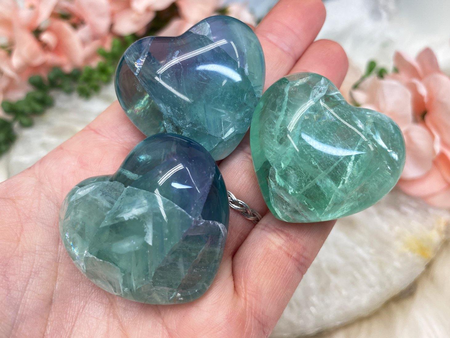 Vibrant-Blue-Green-Mexico-Fluorite-Crystal-Small-Hearts