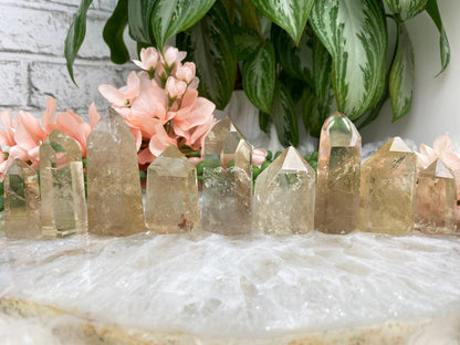 Small-Natural-Citrine-Points-from-Brazil