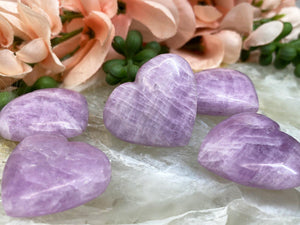 Contempo Crystals - Small-Purple-Kunzite-Crystal-Heart-Pocket-Stones - Image 5