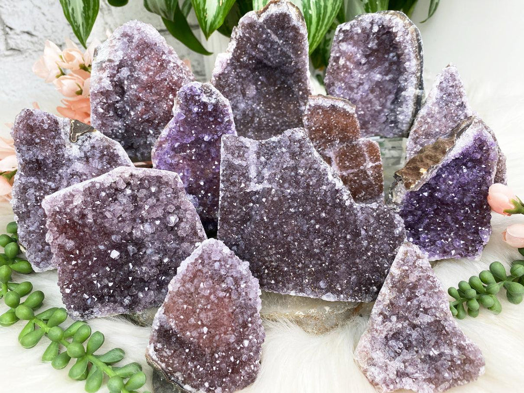 Contempo Crystals - Small-Red-Amethyst-Clusters - Image 1