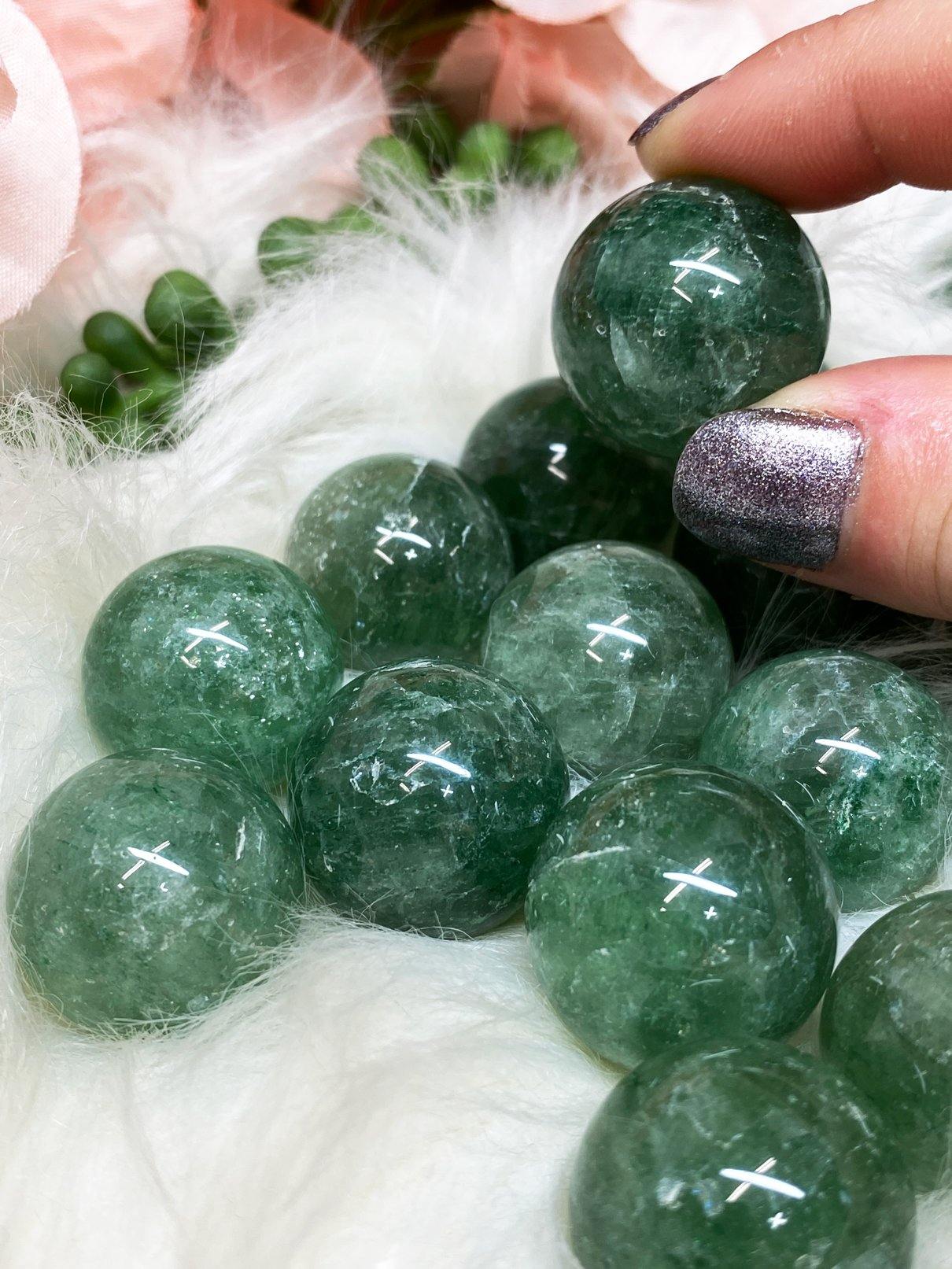 Small-Shimmer-Green-AVenturine-Mini-Crystal-Spheres