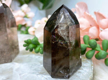 Load image into Gallery: Contempo Crystals - Small-Smoky-Quartz-Point-with-Rainbow-Inside - Image 1