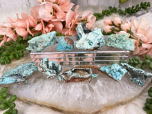 Load image into Gallery: Contempo Crystals - Small-Teal-druzy-chrysocolla-malachite-specimens - Image 3