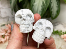 Load image into Gallery: Contempo Crystals - Small-White-Howlite-Stone-Crystal-Skulls - Image 2