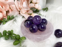Load image into Gallery: Contempo Crystals - Small amethyst crystal spheres from contempo crystals - Image 3