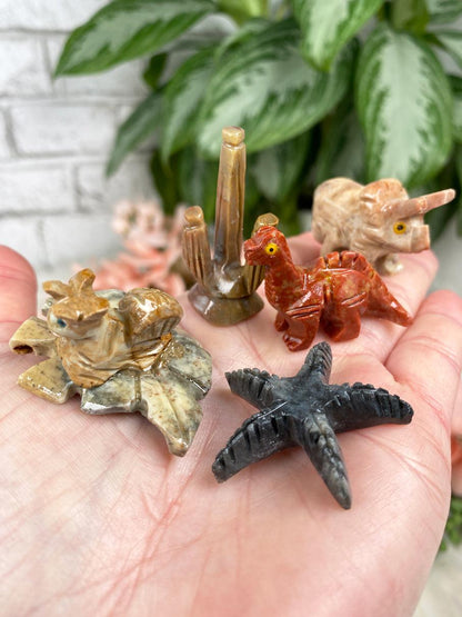 Soapstone-Carvings for sale
