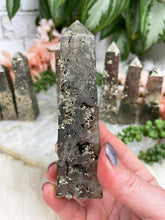 Load image into Gallery: Contempo Crystals - Sparkle-Pyrite-Obelisk-Point - Image 12