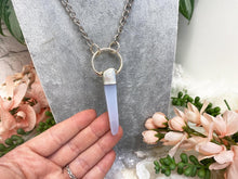 Load image into Gallery: Contempo Crystals - Spike-Blue-Chalcedony-Necklace - Image 3