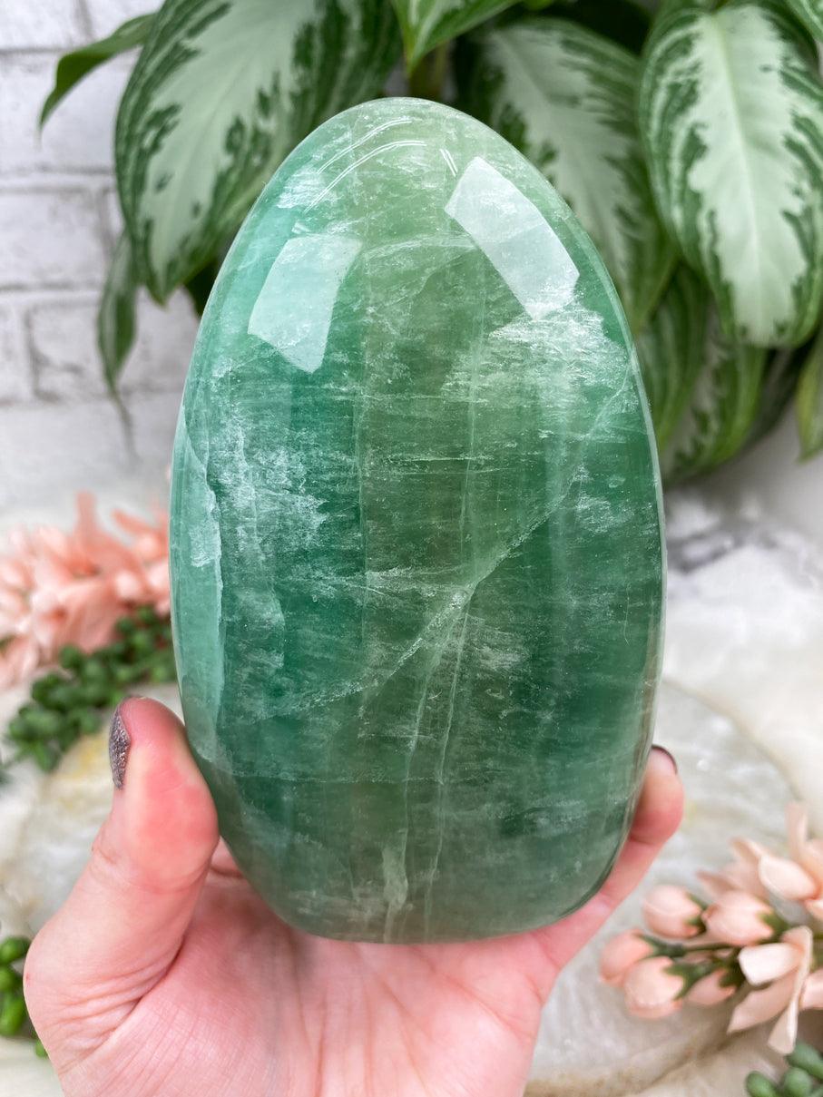 Standing-Green-Fluorite-With-Banding