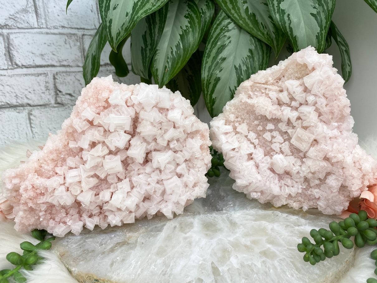 Standing-Pink-Halite-Salt-Crystals