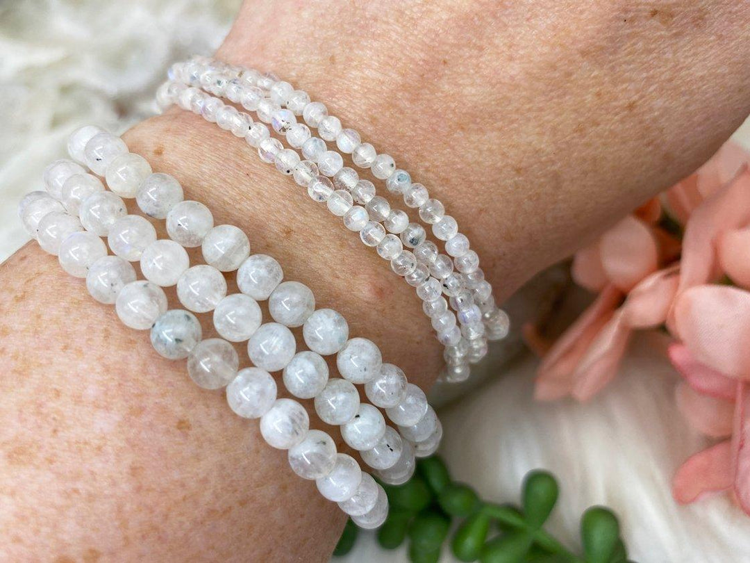 Contempo Crystals - Beaded-Moonstone-Wrap-Bracelet - Image 1