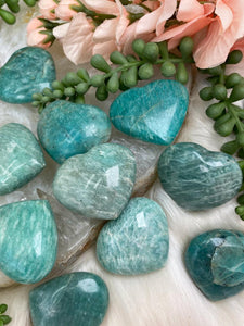 Contempo Crystals - Teal-Amazonite-Hearts - Image 2