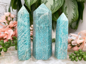 Teal-Blue-Amazonite-Points