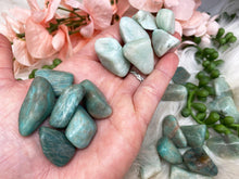 Load image into Gallery: Contempo Crystals - Tumbled-Teal-Blue-Amazonite-Crystals-from-Madagascar - Image 1