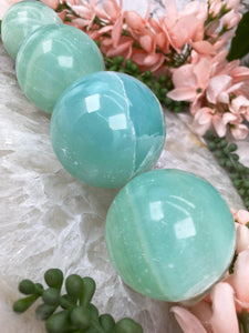 Contempo Crystals - Teal-Calcite-Spheres - Image 6