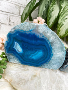 Contempo Crystals - Teal Geode Candle Holder - Image 6