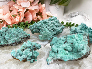 Contempo Crystals - Teal-Kobyashevite-Crystals-from-Durango-Mexico - Image 2