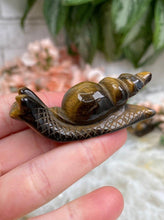 Load image into Gallery: Contempo Crystals - Tiger-Eye-Crystal-Snail - Image 7