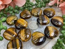 Load image into Gallery: Contempo Crystals - Tiger-Eye-Puffy-Hearts - Image 5