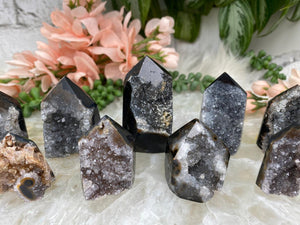 Contempo Crystals - Tiny-Black-Agate-Points - Image 3