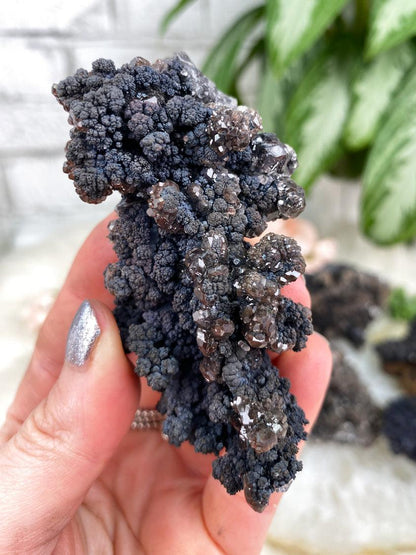 Black Calcite Crystals