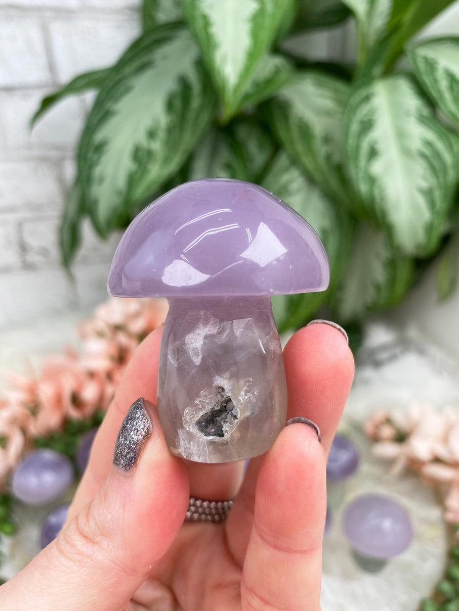 Unique-Purple-Fluorite-Mushroom