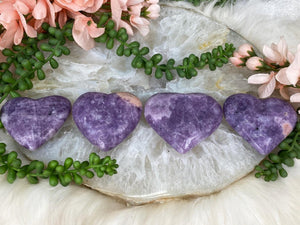 Contempo Crystals - Vibrant-Purple-Lepidolite-Hearts - Image 2