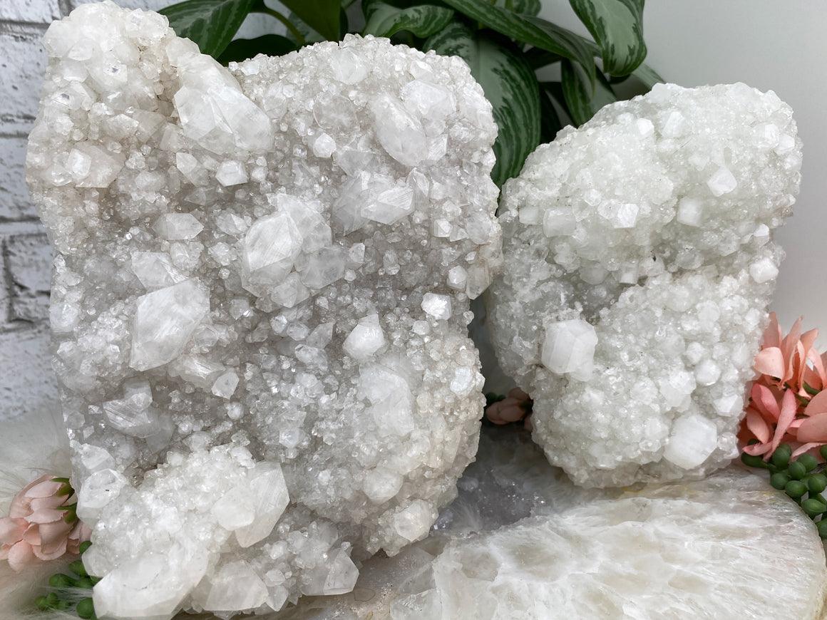 White-Apophyllite-Crystal-Clusters-for-Sale
