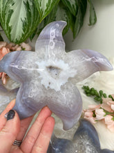 Load image into Gallery: Contempo Crystals - White-Gray-Agate-Starfish-Carving - Image 10