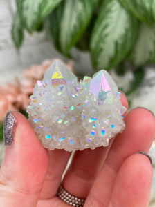 Contempo Crystals - White-Opal-Aura-Double-Point - Image 7