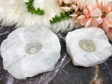 Load image into Gallery: Contempo Crystals - white quartz crystal candle holder for home decor - Image 5