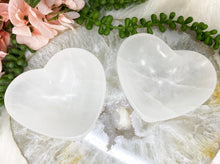 Load image into Gallery: Contempo Crystals - White-Selenite-Heart-Crystal-Bowls - Image 4