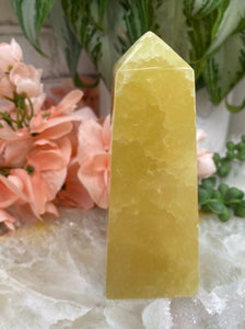 Contempo Crystals - Yellow-Lemon-Calcite-Obelisk-Point - Image 10
