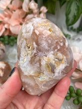 Load image into Gallery: Contempo Crystals - Yellow-Pink-Flower-Agate-Palm-Stone - Image 7