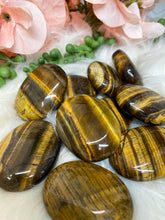 Load image into Gallery: Contempo Crystals - Yellow-Tiger-Eye-Palm-Stones-or-Pillows - Image 4