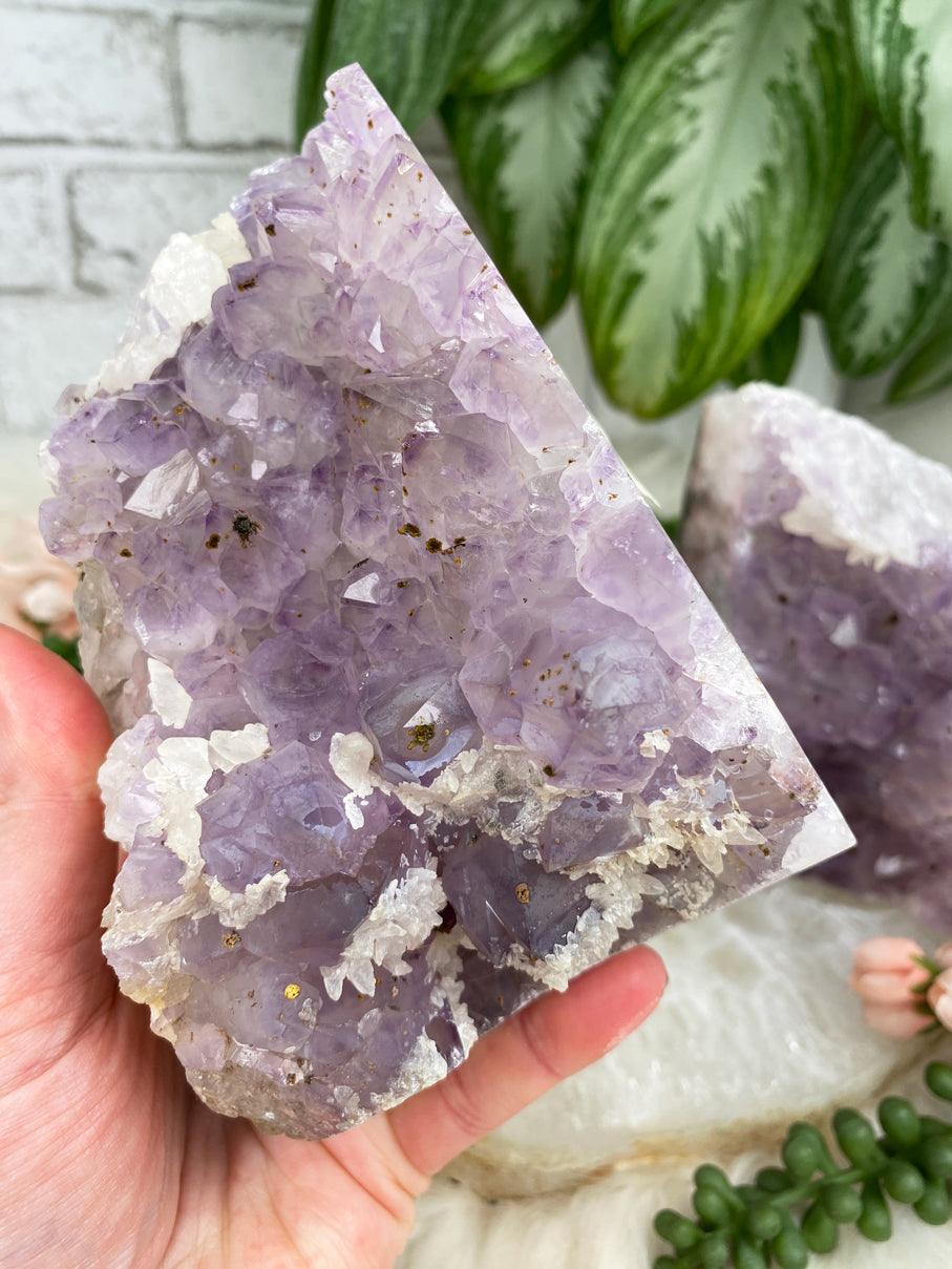 amethyst-calcite-bookends