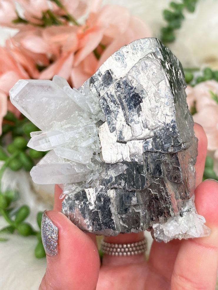 arsenopyrite-quartz-crystal