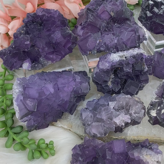 Chinese-Purple-Fluorite-Clusters