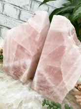 Load image into Gallery: Contempo Crystals - baby-pink-rose-quartz-bookend - Image 5