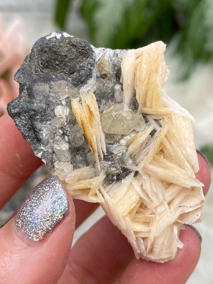 barite-cerussite-cluster