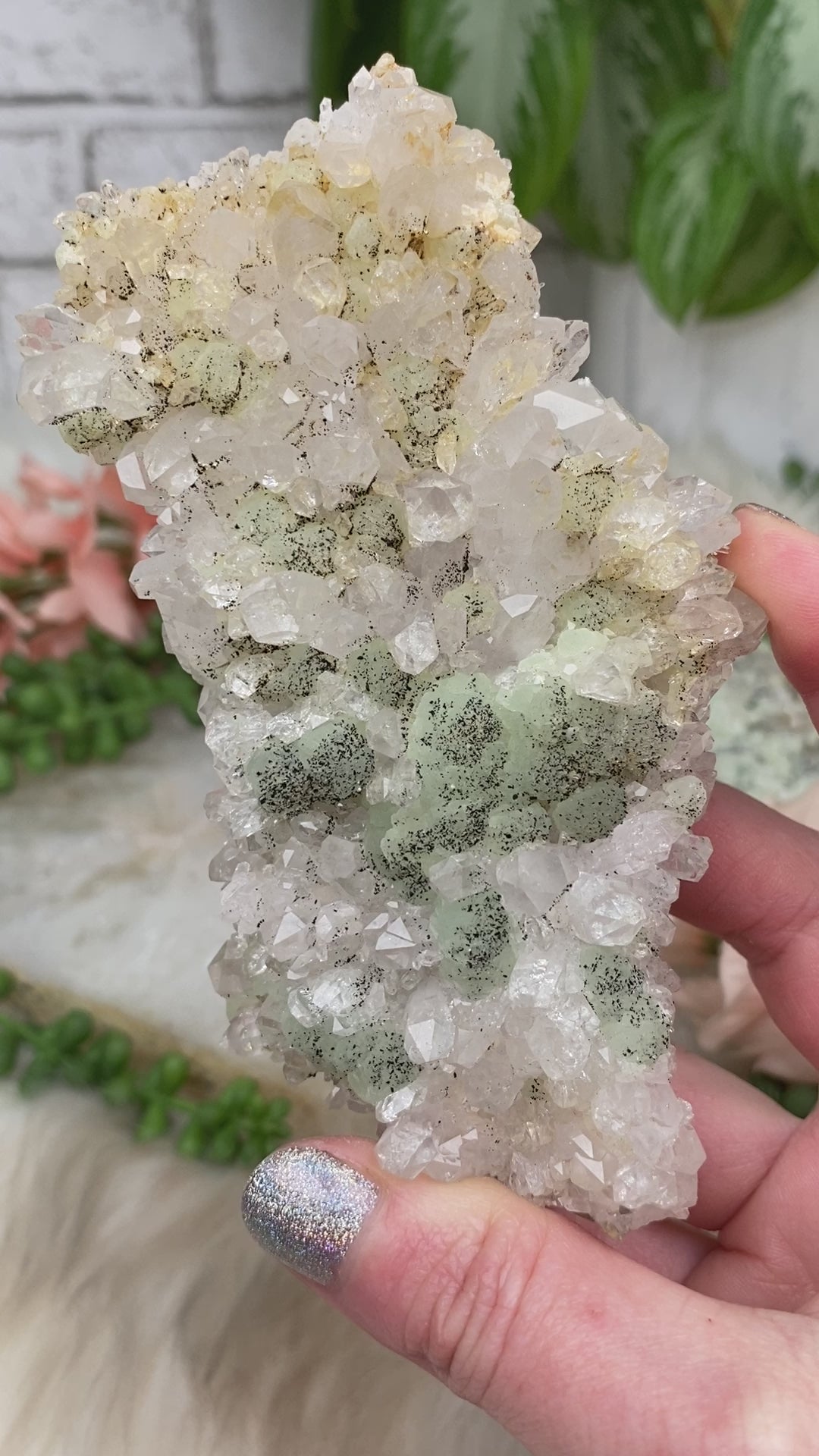 green-epidote-babingtonite-quartz
