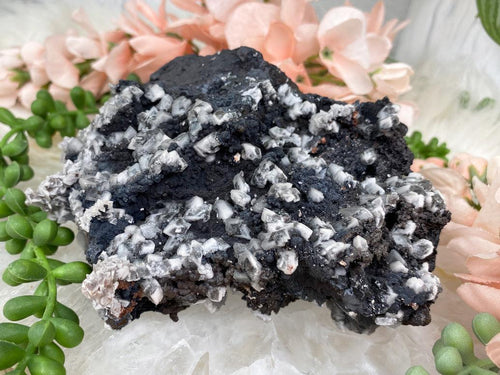    black-and-white-calcite-cluster