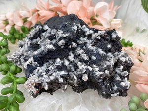 Contempo Crystals -    black-and-white-calcite-cluster - Image 1