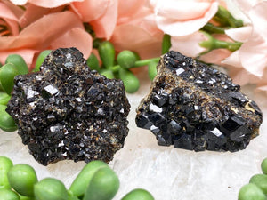 black-garnet-clusters-from-mali