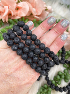 Contempo Crystals - black-lavastone-bracelet - Image 2