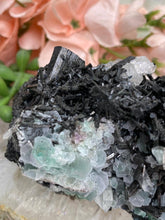 Load image into Gallery: Contempo Crystals - black-tourmaline-fluorite-namibia-close-up - Image 9