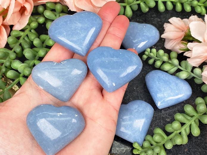 Contempo Crystals - blue-angelite-heart - Image 1