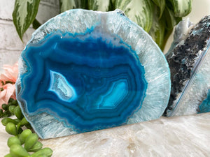 Contempo Crystals - Teal Geode Candle Holder - Image 2