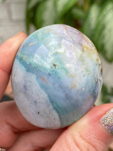 Contempo Crystals - blue-teal-ocean-jasper-palm - Image 33